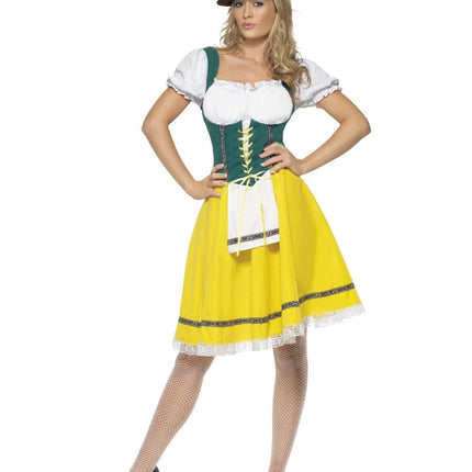 Dirndl Dress Oktoberfest Yellow