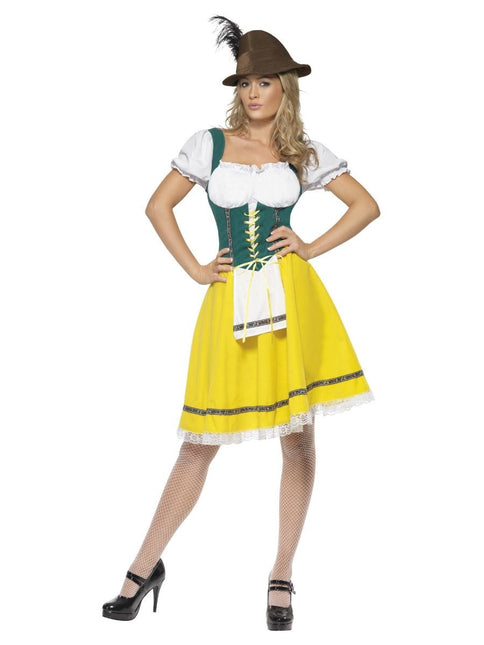 Dirndl Dress Oktoberfest Yellow