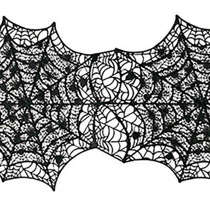 Halloweenowy bieżnik na stół Spider's Web 1,36 m