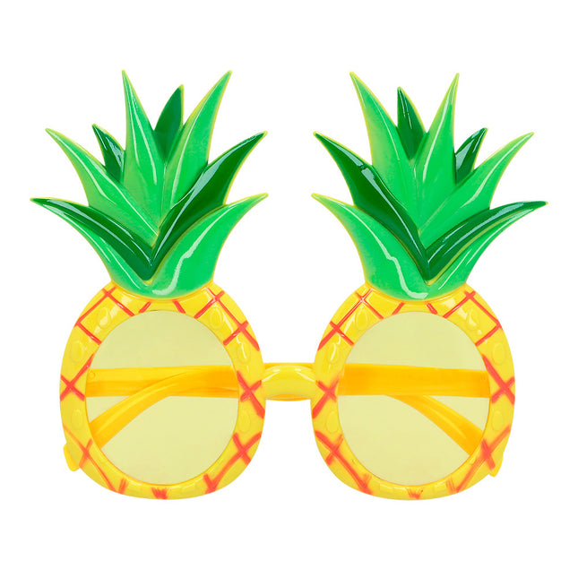 Żółte okulary ananasowe