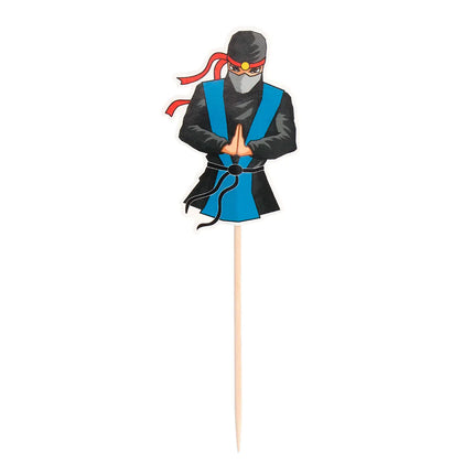 Ninja Cake topper 5 szt.