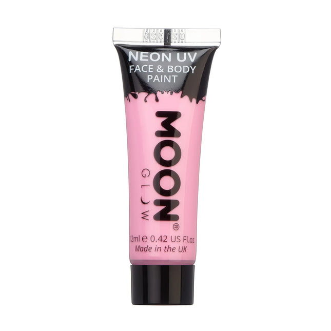 Farba do twarzy Moon Glow Pastel Neon UV Pastel Pink 12ml