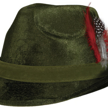 Oktoberfest Hat Tyrolean Feather