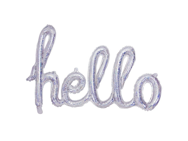 Balon foliowy Hello Holographic 72 cm