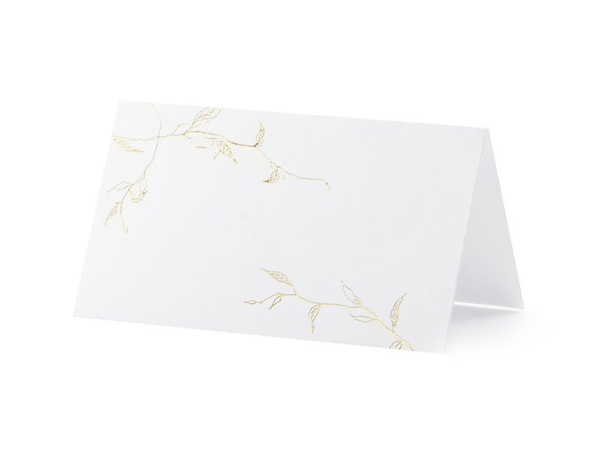 Identyfikatory Gold Leaf 10cm 10szt