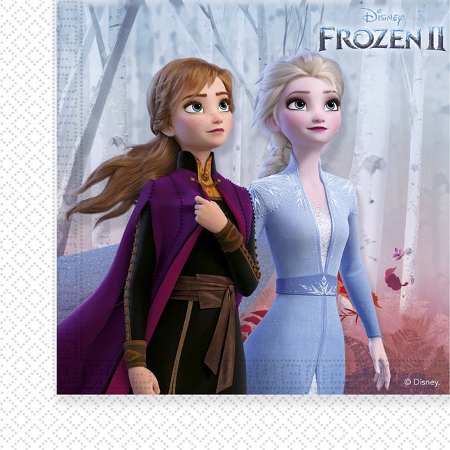 Frozen 2 Serwetki 33cm 20szt