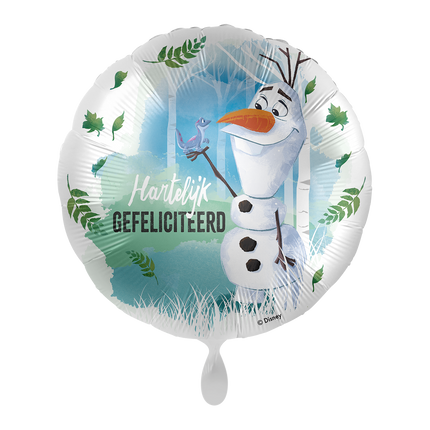 Balon helowy Frozen Olaf pusty 43 cm