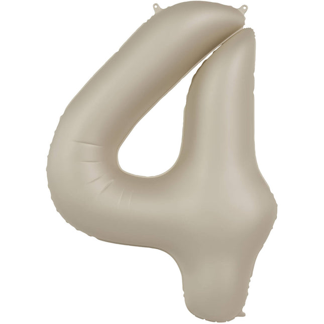 4 Year Figure Balloon Nude Matt 86cm