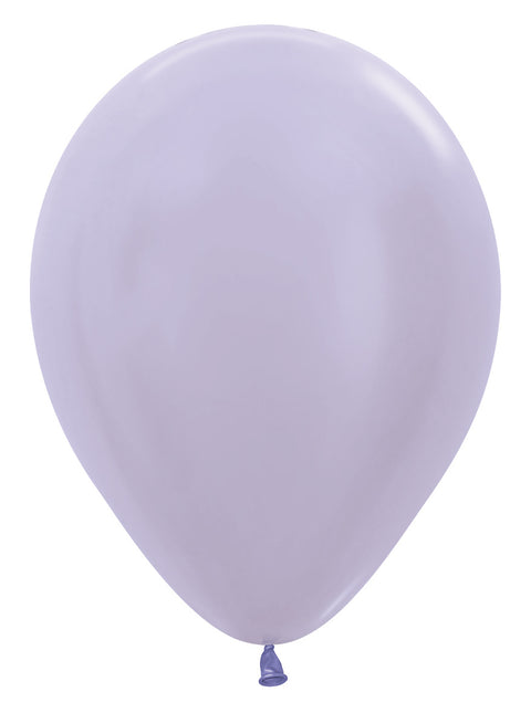 Balony Pearl Lilac 30cm 50szt