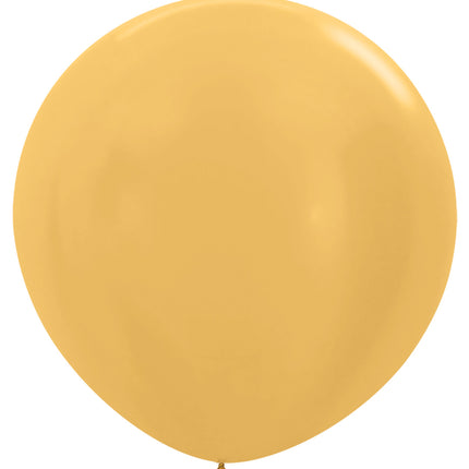 Balony Metallic Gold 91cm 2szt