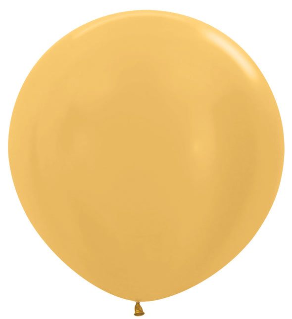 Balony Metallic Gold 91cm 2szt