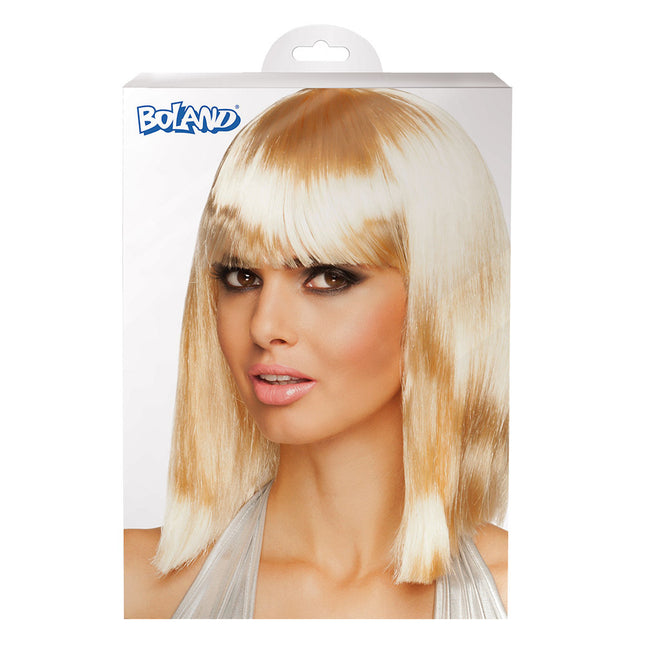 Peruka Bob długi blond