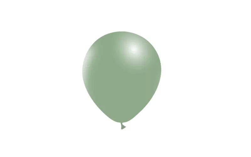 Balony zielone Vintage 14cm 100szt