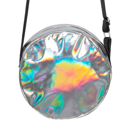 Torba na ramię Holographic Silver 20cm