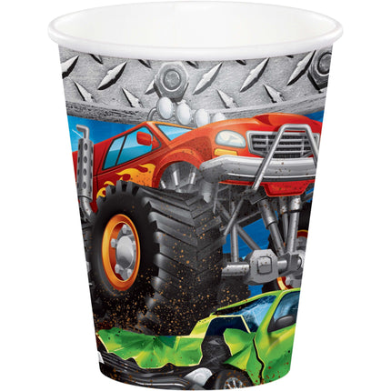 Kubki Monster Truck 256ml 8szt