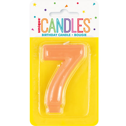 7 Year Candle Orange