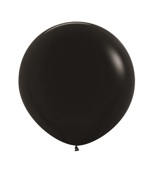 Balony czarne 61cm 10szt