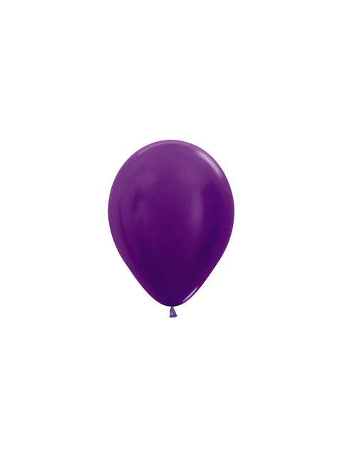 Balony Metallic Violet 12cm 50szt