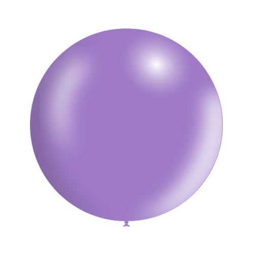 Liliowy balon gigant metaliczny 60 cm