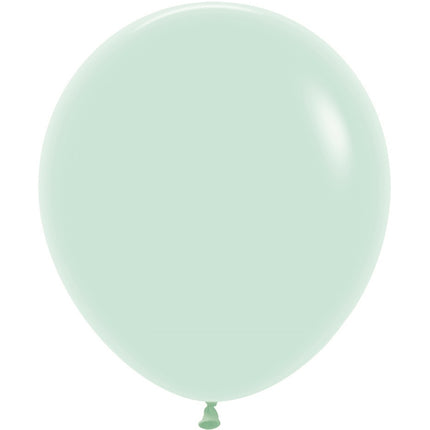 Balony Pastel Matte Green 45cm 25szt