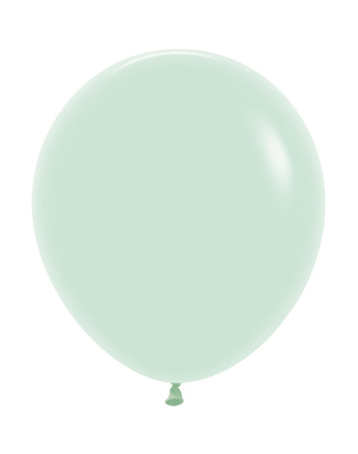Balony Pastel Matte Green 45cm 25szt