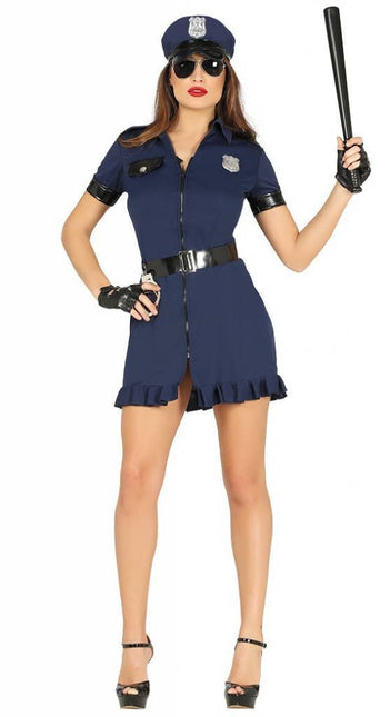 Garnitur policyjny damski niebieski