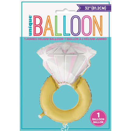 Balon helowy Diamond XL 81 cm pusty