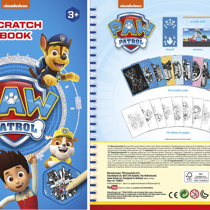 Książka z rysunkami Paw Patrol