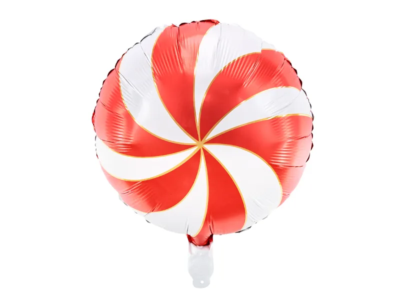 Balon helowy Candy Red Pusty 35cm