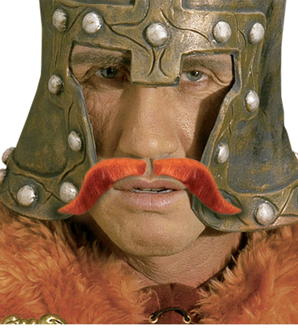 Viking Fake Mustache Red