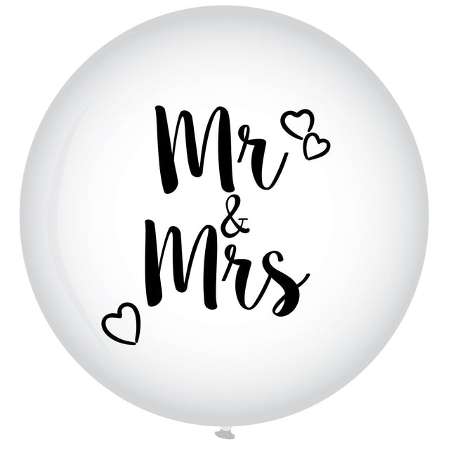 Balon Mr & Mrs XL 90cm