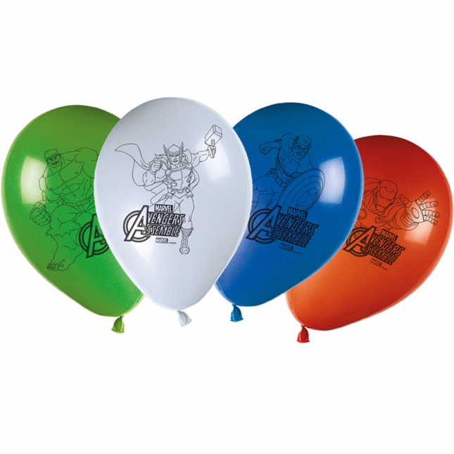 Balony Avengers 28cm 8szt