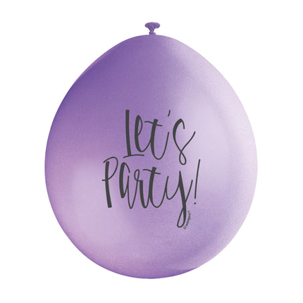 Balony Lets Party 28cm 10szt