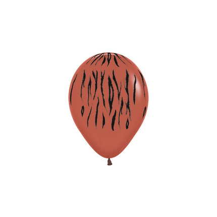 Balony Animal Print Metallic Ink 12cm 50szt