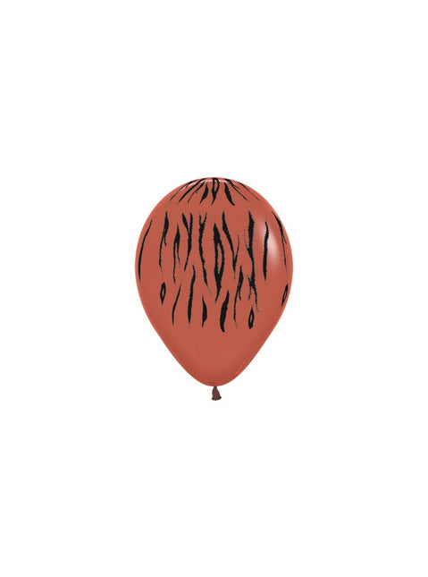 Balony Animal Print Metallic Ink 12cm 50szt