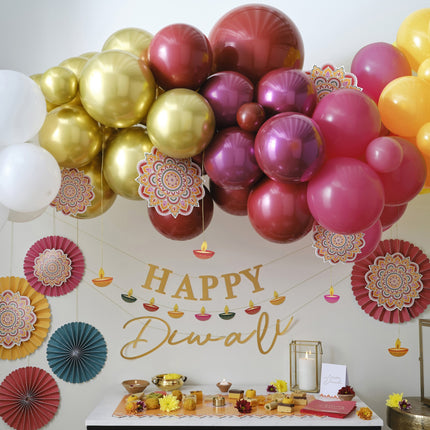 Kolorowe balony Diwali 30cm 5szt