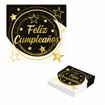 Serwetki Feliz Cumplea-os 33cm 12szt