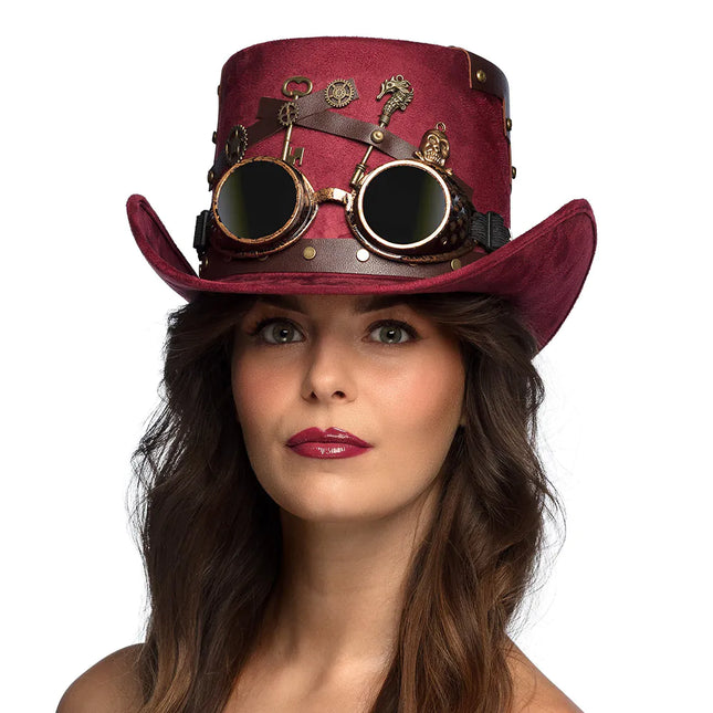 Steampunkowa czapka