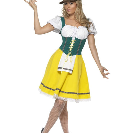 Dirndl Dress Oktoberfest Yellow