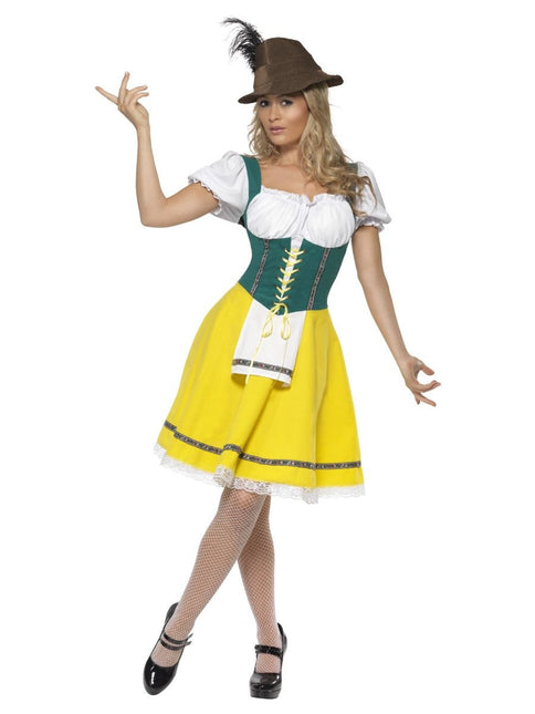 Dirndl Dress Oktoberfest Yellow