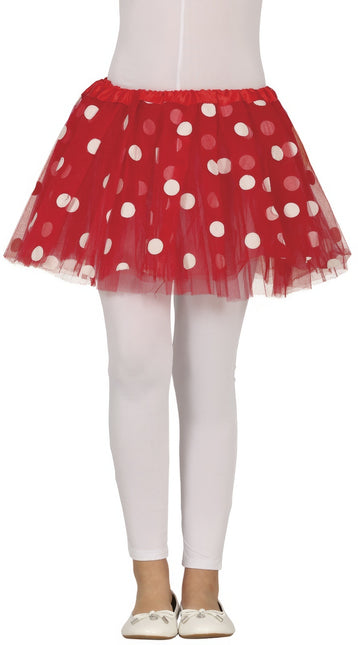 Czerwona Tutu Girl Dots 30cm