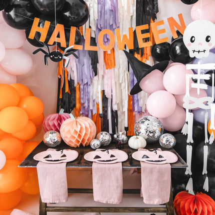 Czarny baner na Halloween 2,5 m