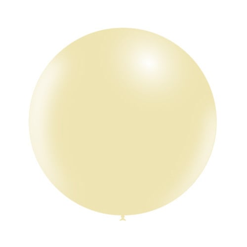 Gigantyczny balon w kolorze kości słoniowej 60 cm