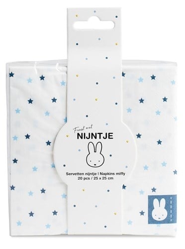 Serwetki Miffy Blue 25cm 20szt