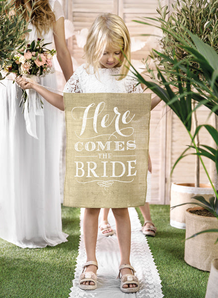 Baner Here Comes The Bride 51cm