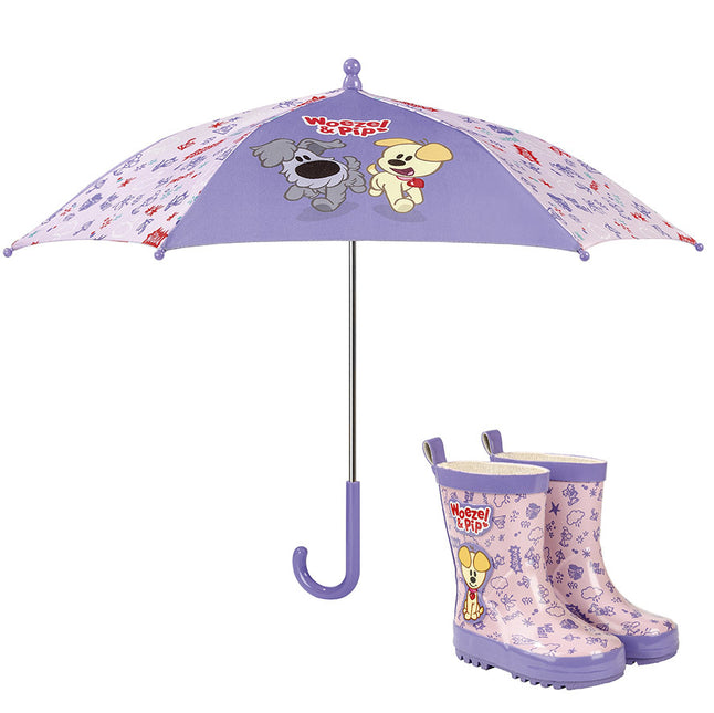 Fioletowy parasol Woezel And Pip 57 cm