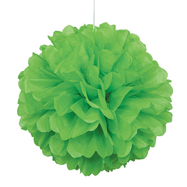 Pompon Lime Green 40cm