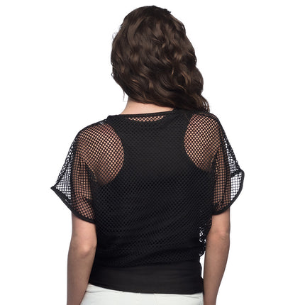 Fishnet Shirt Black Ladies M/L