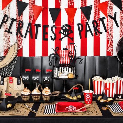 Girlanda piracka Pirates Party Black 1m