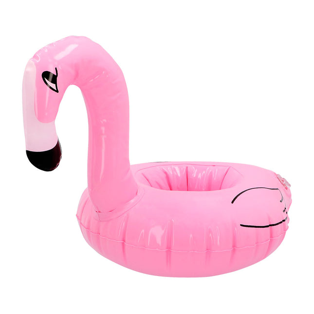 Nadmuchiwany uchwyt na kubek Flamingo 18 cm